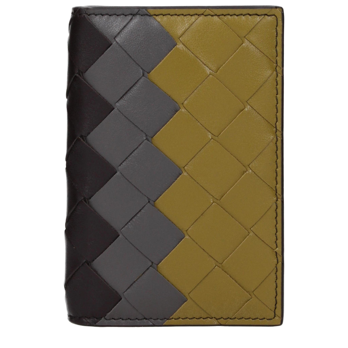 Bottega Veneta Intrecciato Leather Bifold Wallet SS26 Brown