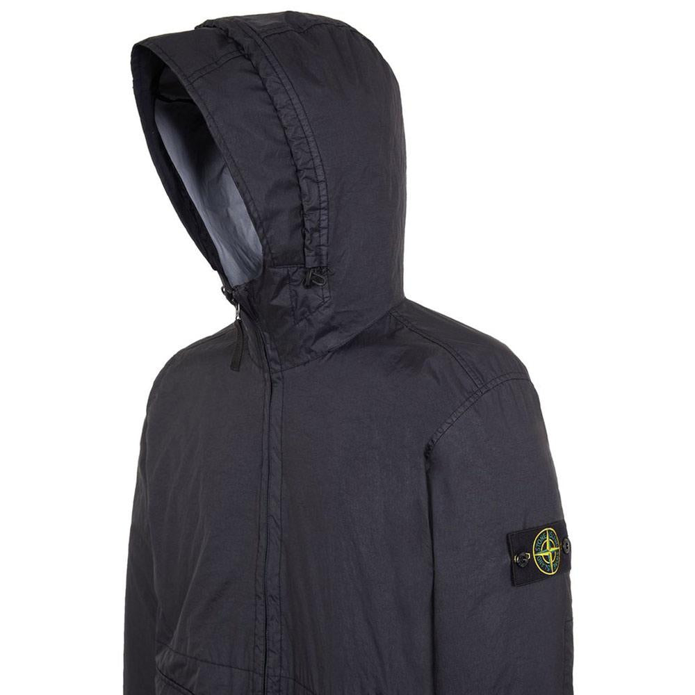 STONE ISLAND Membrana 3L TC Hooded Jacket Black Men’s Outerwear