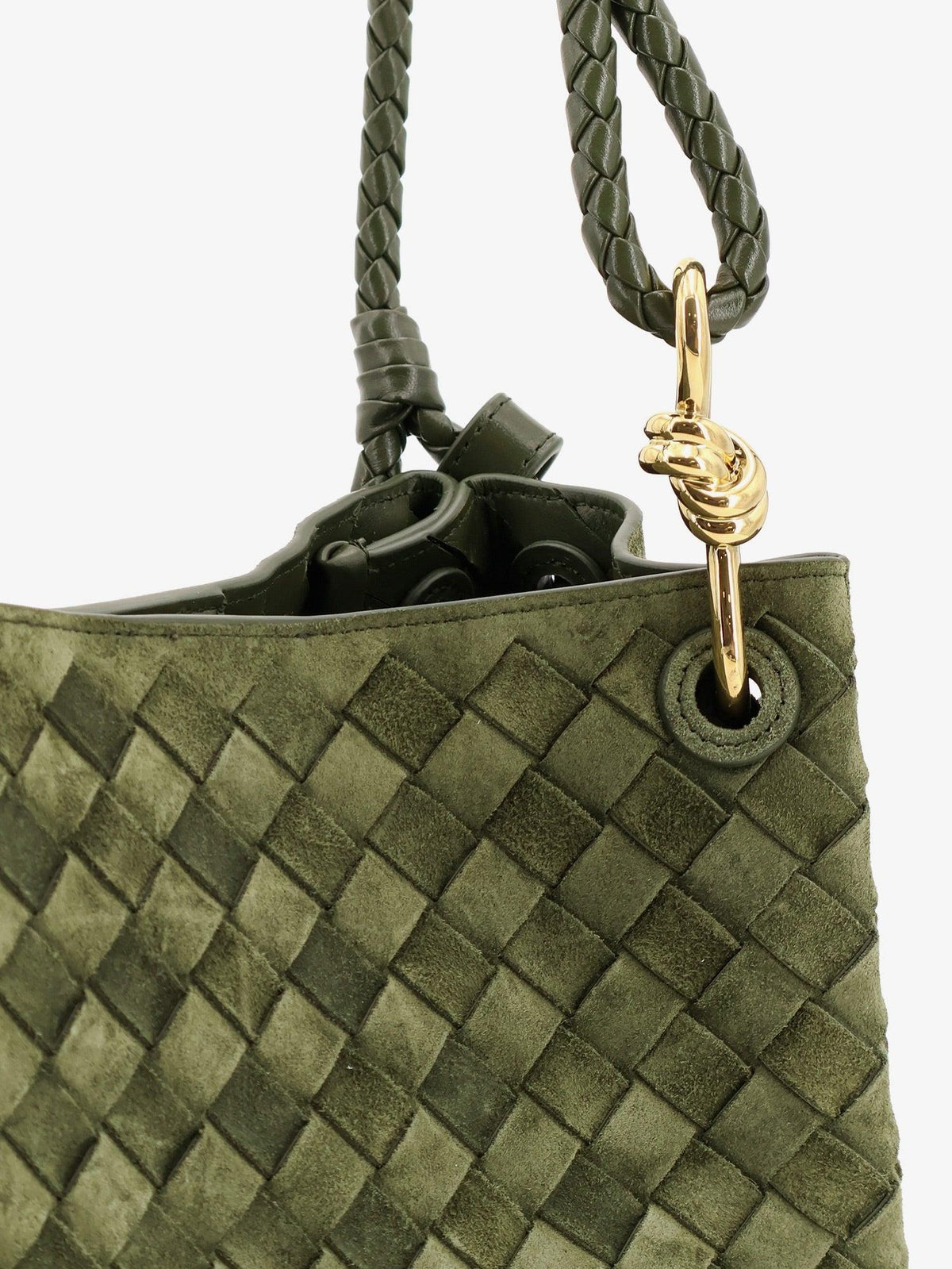 Bottega Veneta Black Leather Shoulder Bag