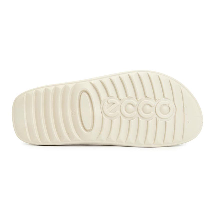 ecco Cosmo Women’s Leather Slide Sandals Slippers Gray