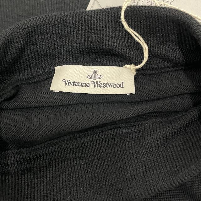 Vivienne Westwood ORB Logo Embroidered Knit Midi Skirt Black