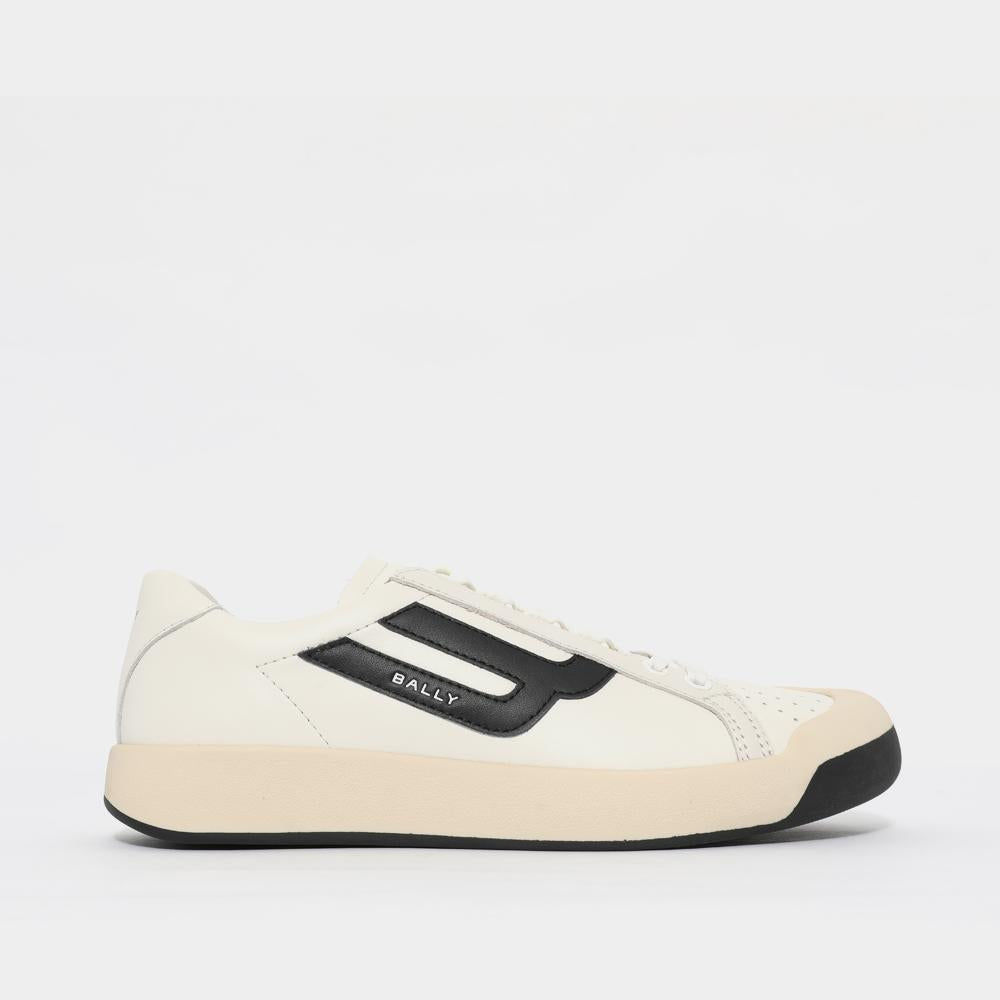 BALLY Logo Competition Leather Low-Top Sneakers for Men