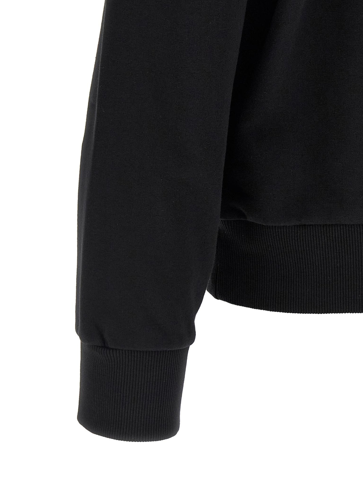 Maison Margiela Black Cotton Crewneck Sweatshirt for Men