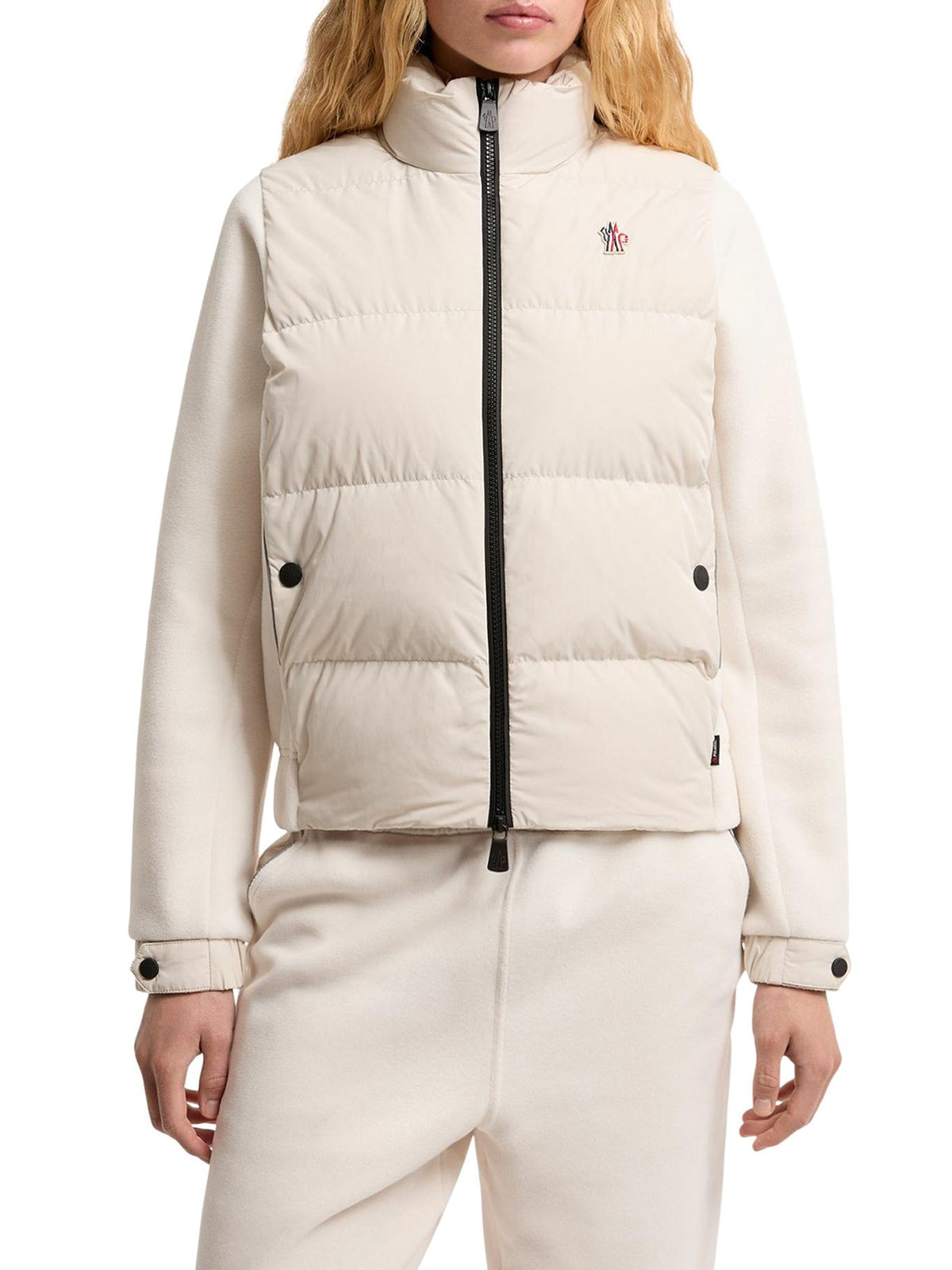 Moncler Light Beige Down Puffer Jacket for Women