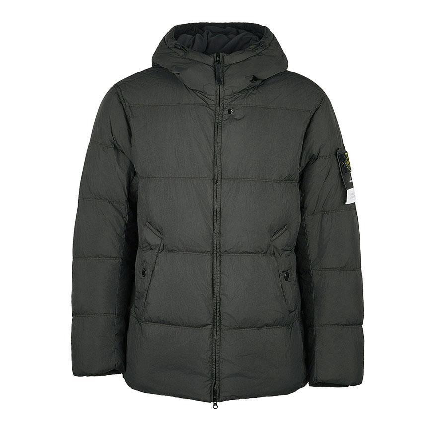 STONE ISLAND Crinkle Reps Hooded Down Jacket Men V0062