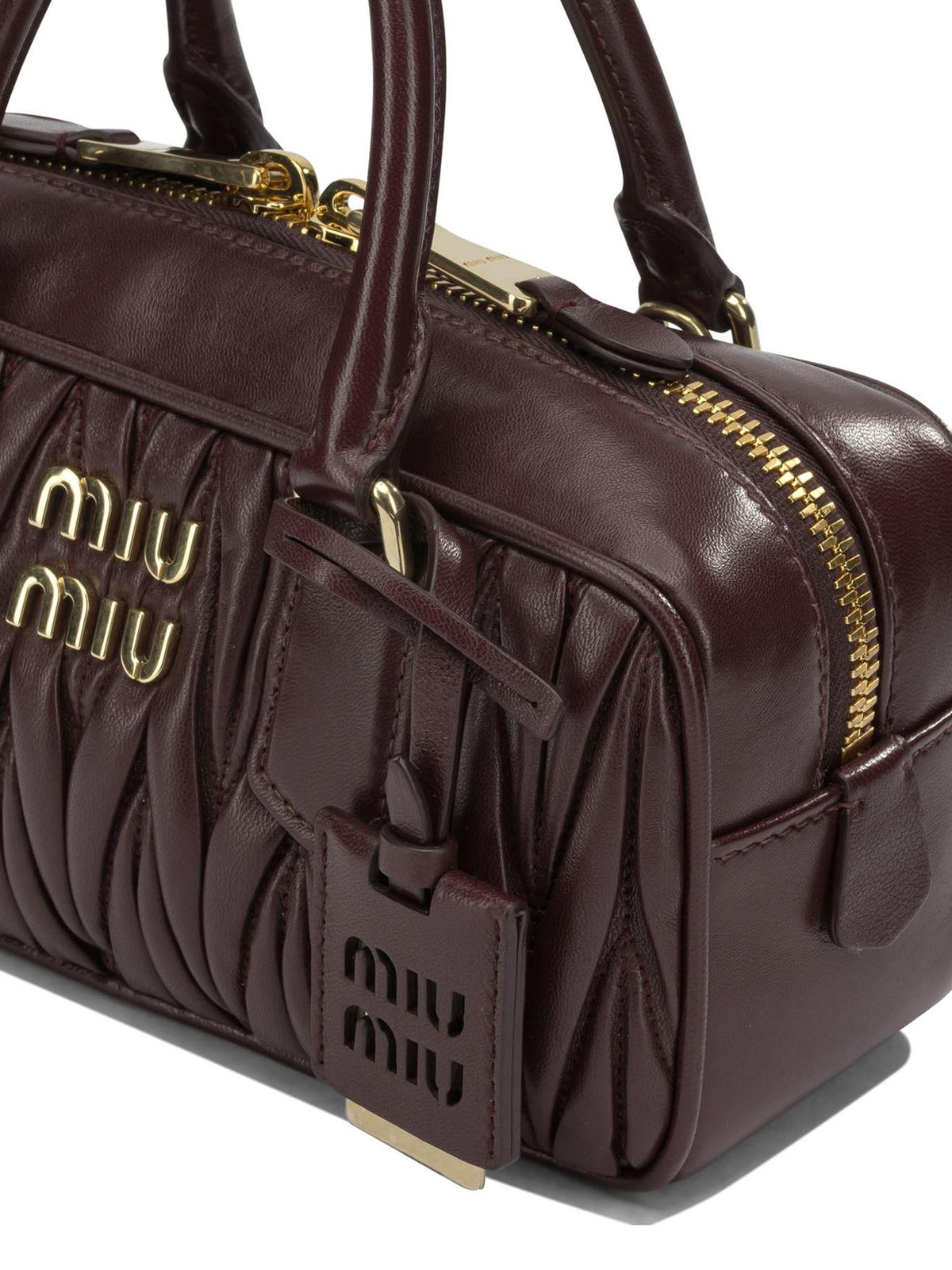 Miu Miu Black Leather Tote Bag