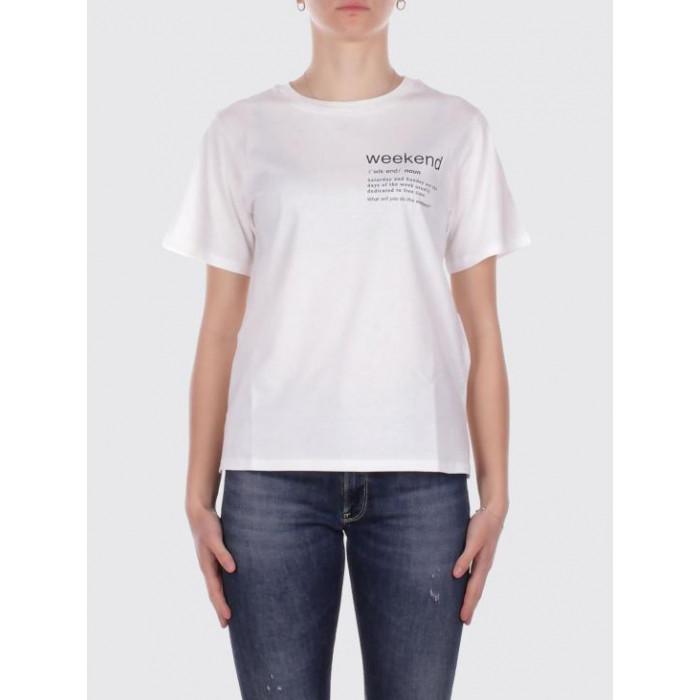 Max Mara Women's TENUE Cotton Graphic T-Shirt 159710 51600