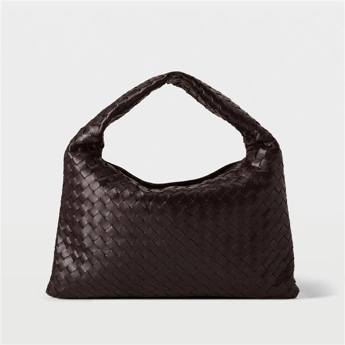 Bottega Veneta Small Hobo Tote Shoulder Bag Brown Leather Tote
