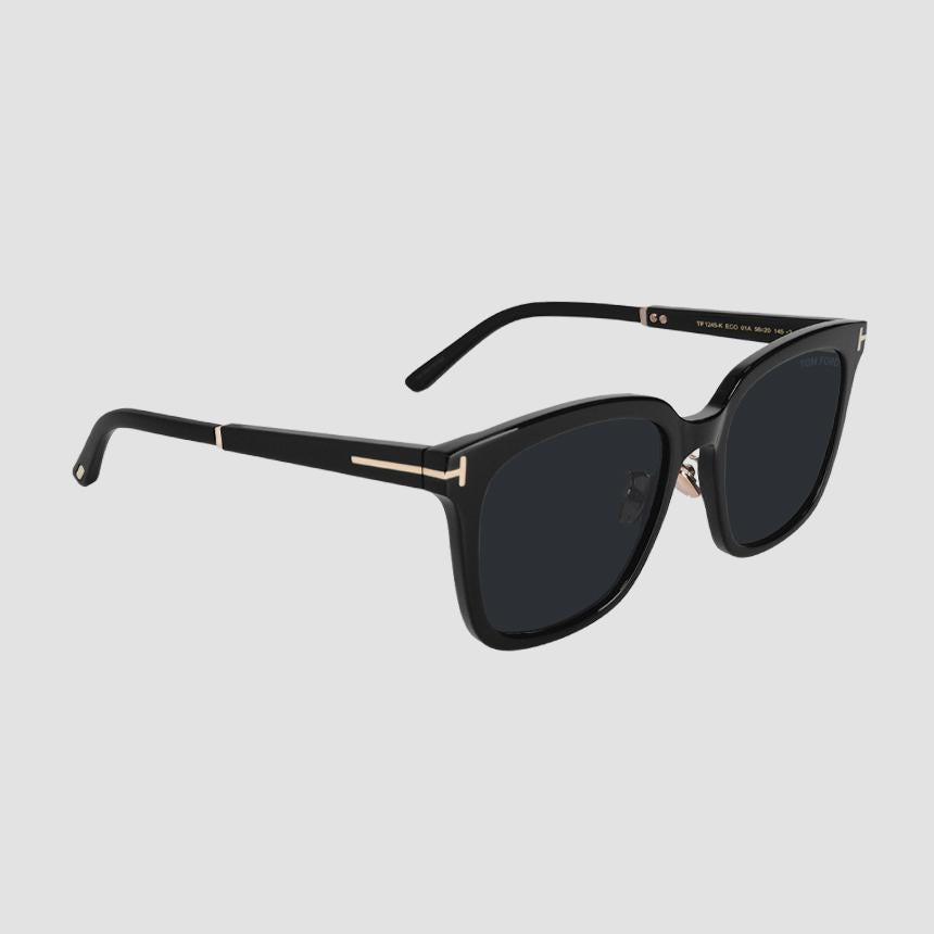 TOM FORD Black Gold Acetate Asian Fit Sunglasses TF1245K 01A