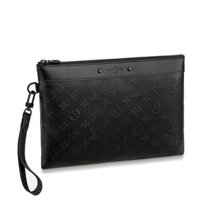 Louis Vuitton Shadow Pochette To Go Black Men’s Clutch Bag M81570