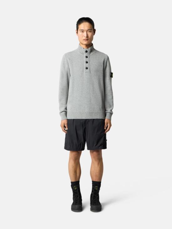 STONE ISLAND Turtleneck Knit Sweater Men’s 5100040 S00A3 V0M60 GREY MELANGE DOM