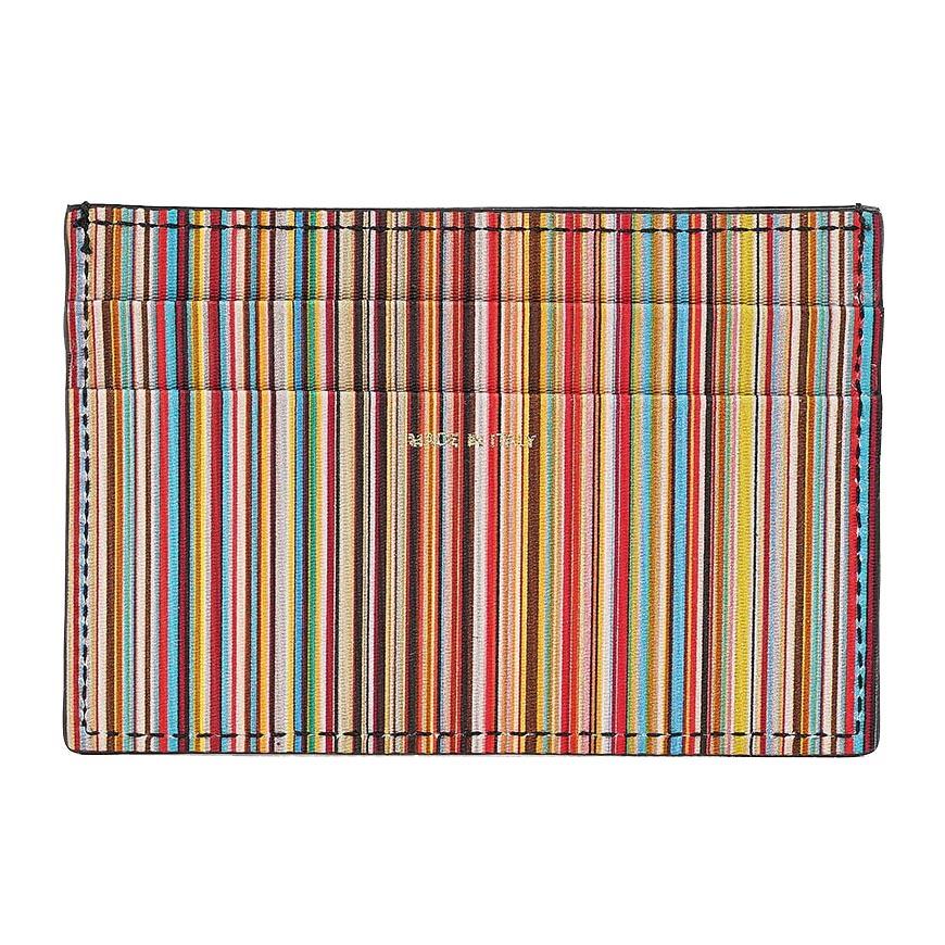 Paul Smith Men’s Stripe Card Holder Wallet M1A 4768 CMULTI 79