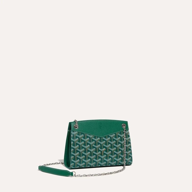 GOYARD Women’s Structured Rouette Mini Crossbody Bag Green ROUETSMINTY 09CL 09P