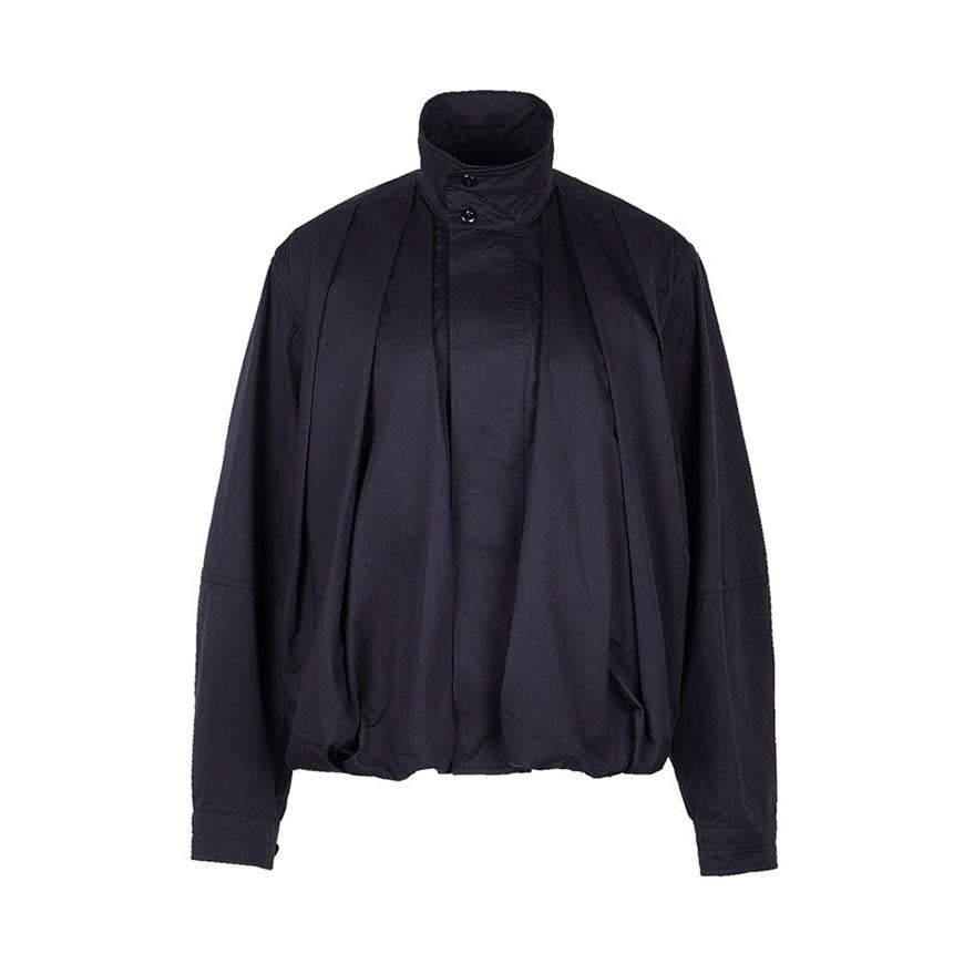 Lemaire Women’s Soft Pleated Blouson Jacket Blue