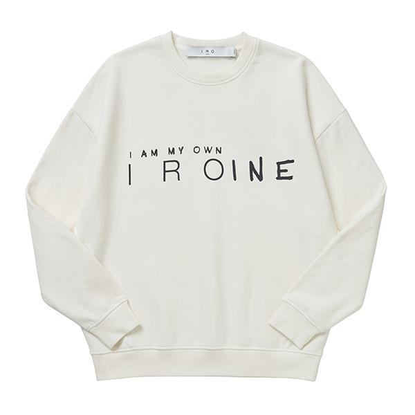 IRO Logo Print Crewneck Sweatshirt for Women 00PWF14TULLI WHI0100P
