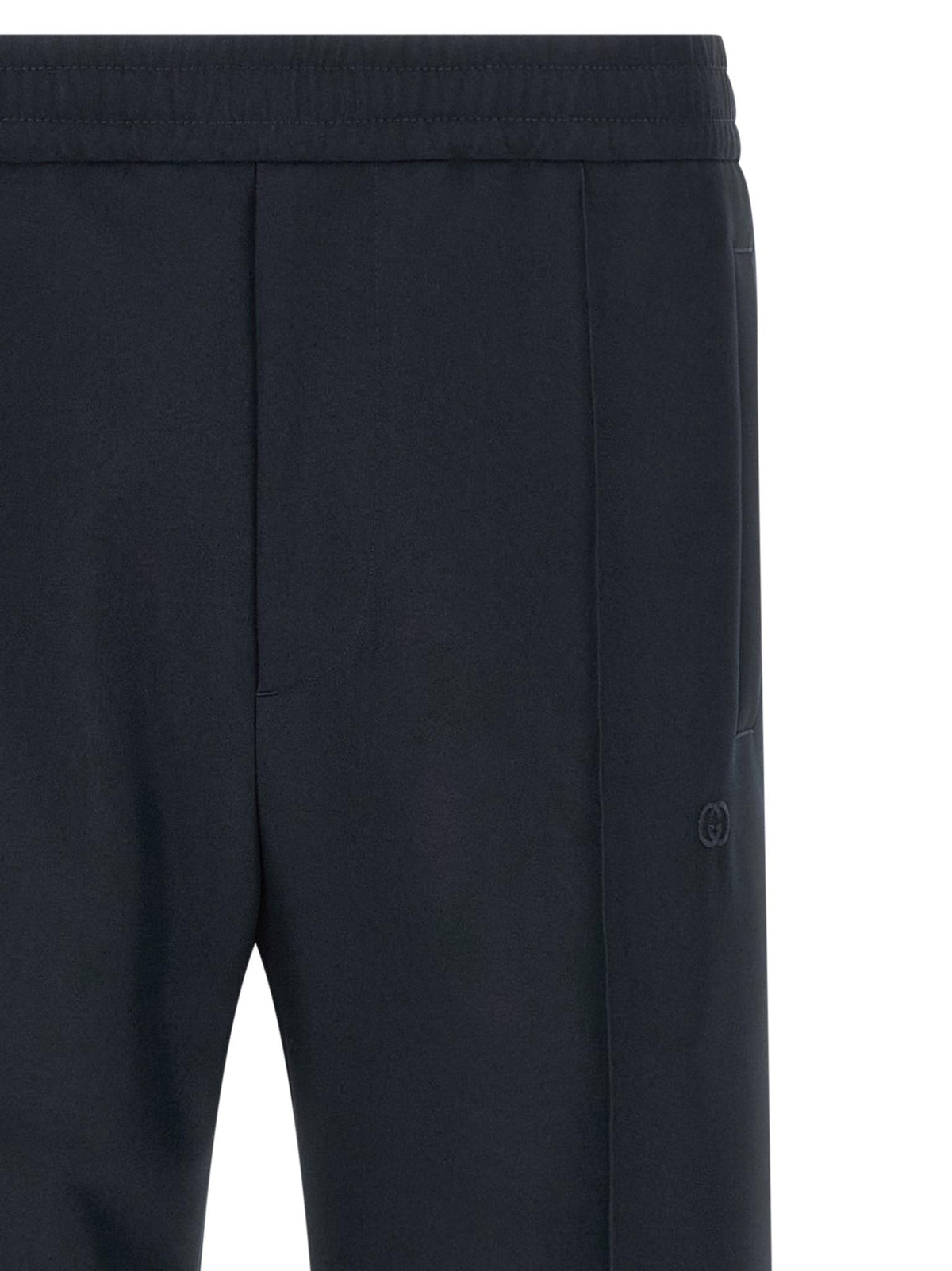 GUCCI Blue Wool Dress Suit Pants