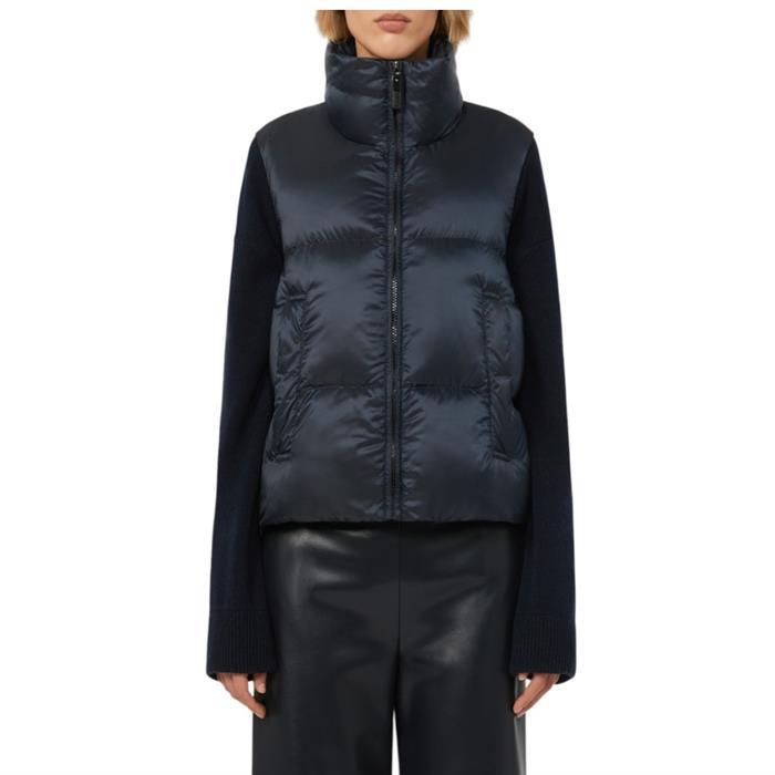 Max Mara Dark Navy Puffer Vest