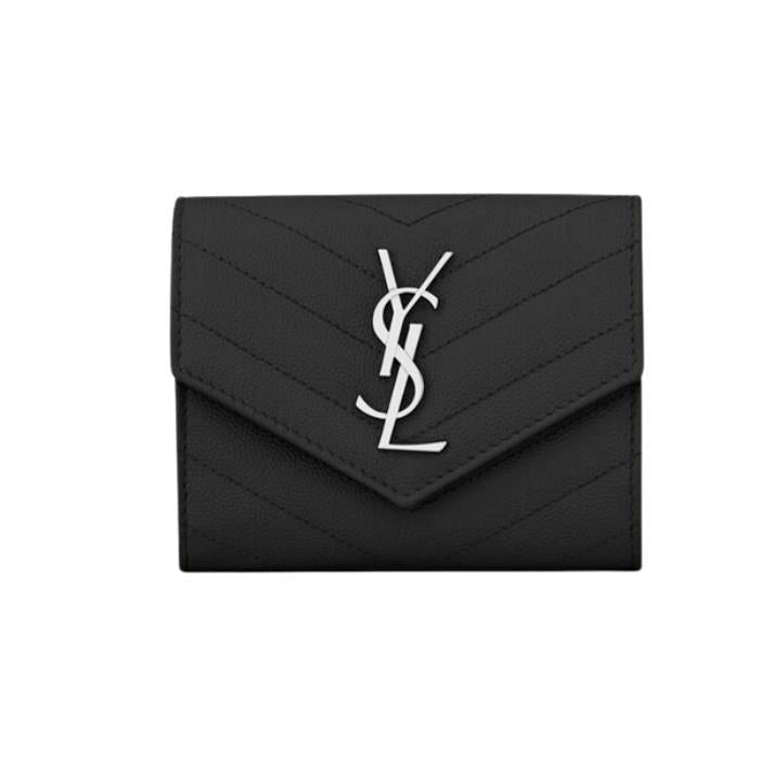 Saint Laurent Monogram Compact Tri-Fold Wallet 403943BOW021000