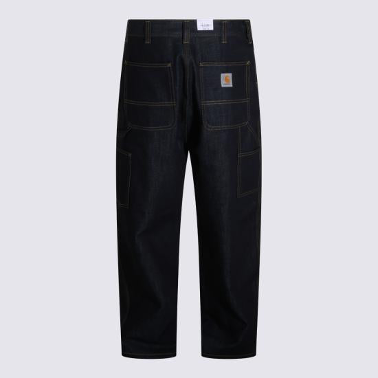 CARHARTT WIP Blue Rinsed Denim OG Single Knee Pants for Men