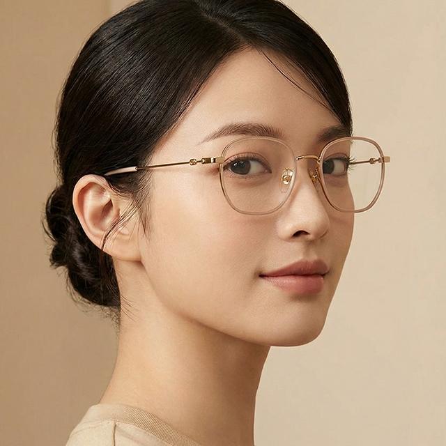 GUCCI Lightweight Unisex Asian Fit Eyeglass Frames GG1198OA 002