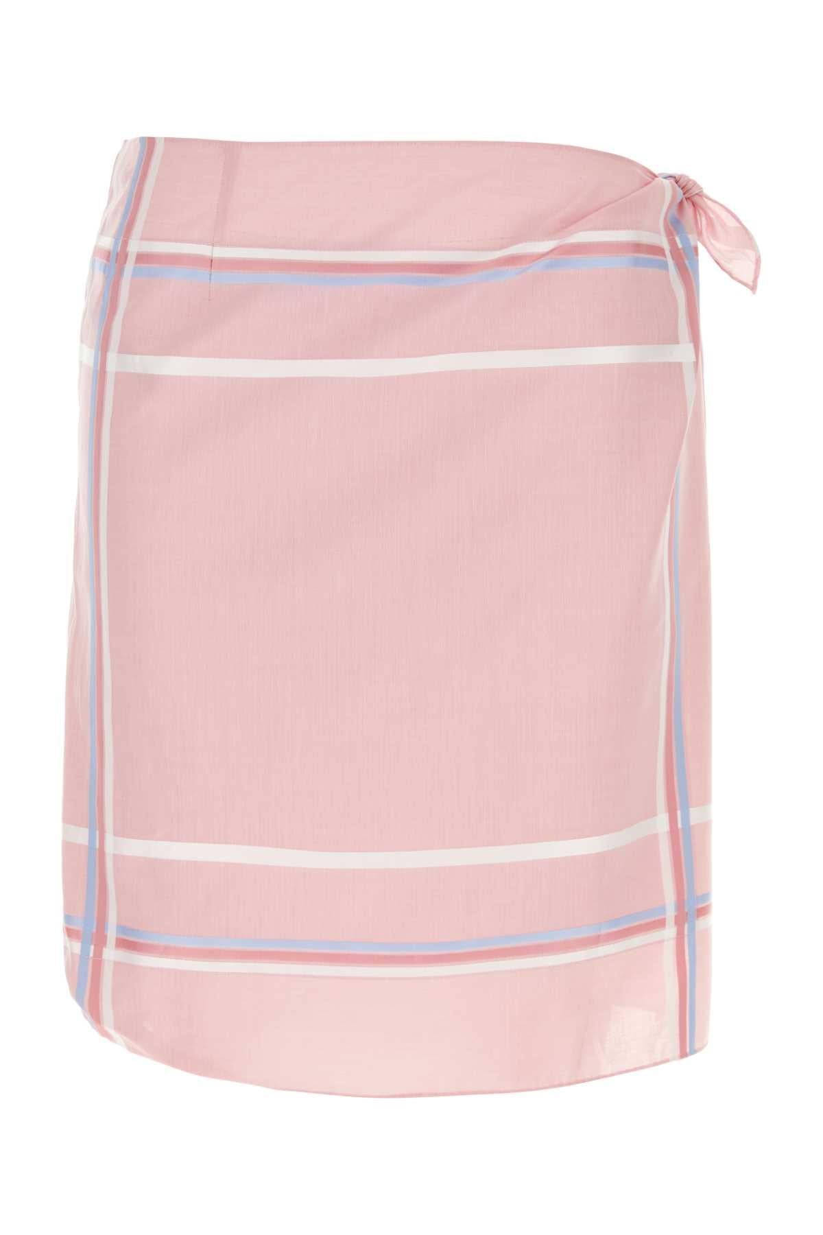 PRADA Black Wool Mini Skirt