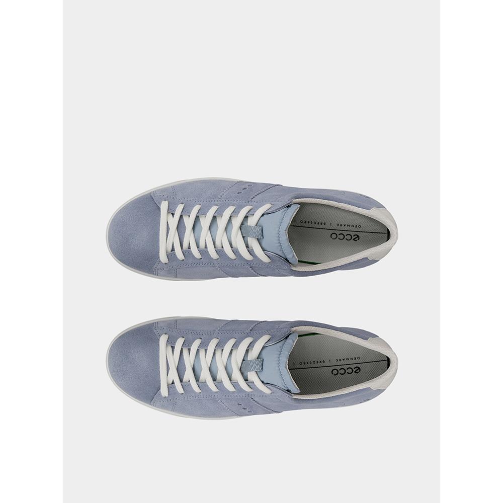ecco Street Lite Women’s Low-Top Sneakers White Leather