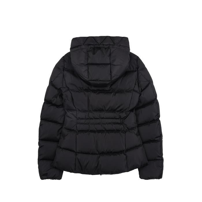 Moncler AVOCE Hooded Short Down Jacket Black Women