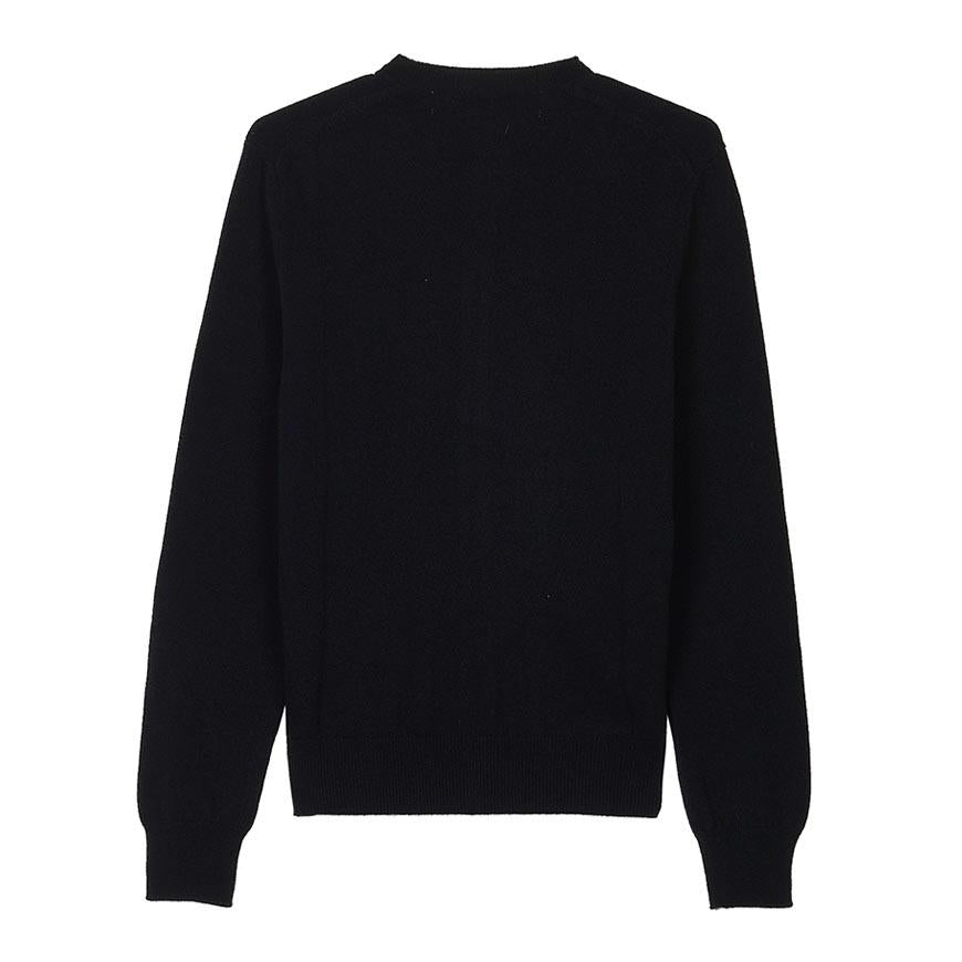 Comme des Garcons Unisex Gold Heart Cardigan AX N049 051 BLACK