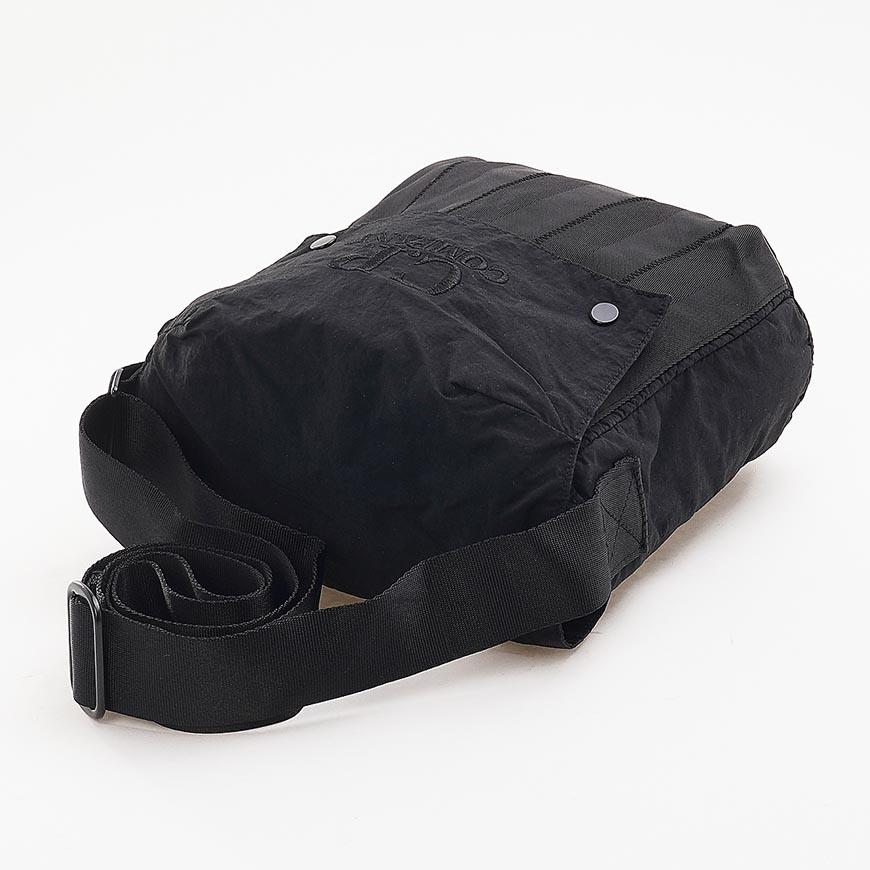 CP Company Paper Touch Shoulder Bag Black Crossbody for Men