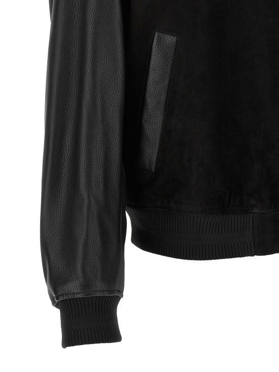 HUGO BOSS Black Zip-Up Jacket for Men