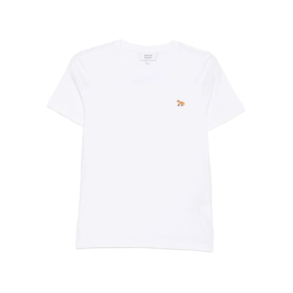 Maison Kitsune White Short Sleeve T-Shirt