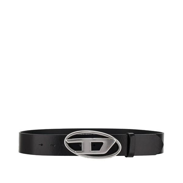 DIESEL Black Leather Belt