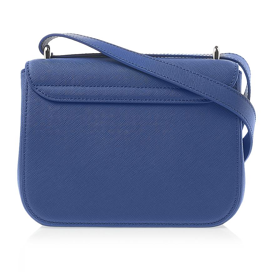 Vivienne Westwood Saffiano Linda Crossbody Bag Navy Leather