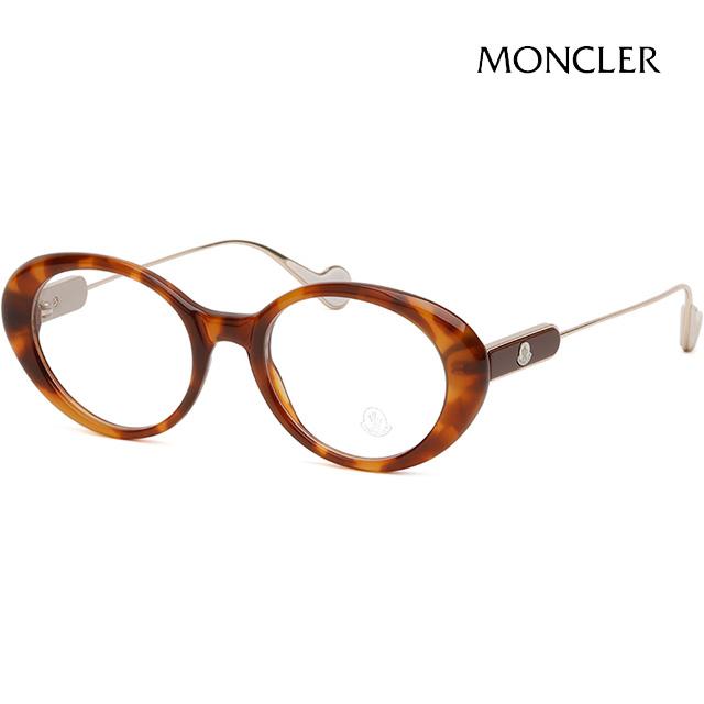 Moncler Tortoiseshell Acetate Unisex Eyeglass Frames ML5055 053