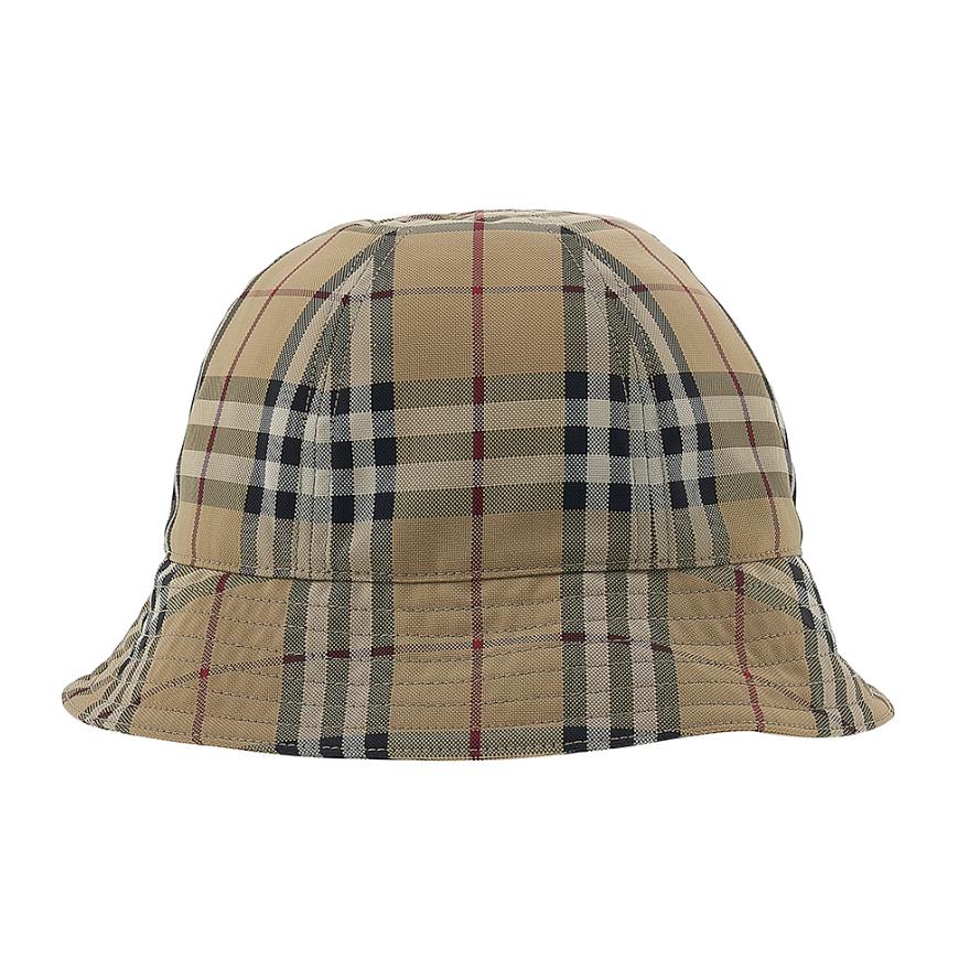 BURBERRY Vintage Check Nylon 6-Panel Bucket Hat Unisex