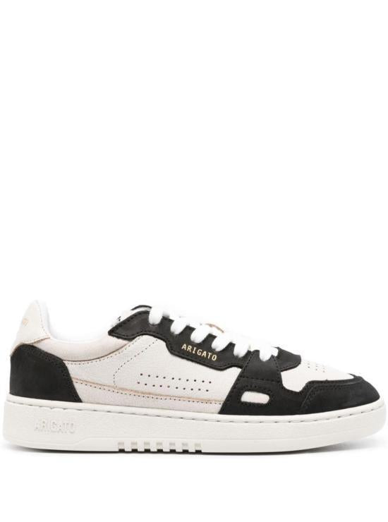 AXEL ARIGATO Beige/Black Leather Low-Top Sneakers for Women F1698003 BEIGE BLACK