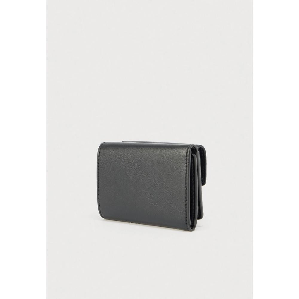 Vivienne Westwood Small Flap Leather Bifold Wallet Black