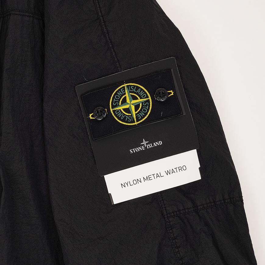 STONE ISLAND Men’s Windproof Stand Collar Jacket Black