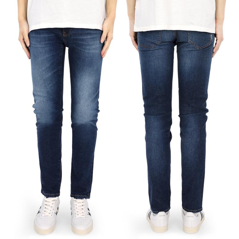 PT TORINO Men’s Washed Denim Jogger Pants Blue