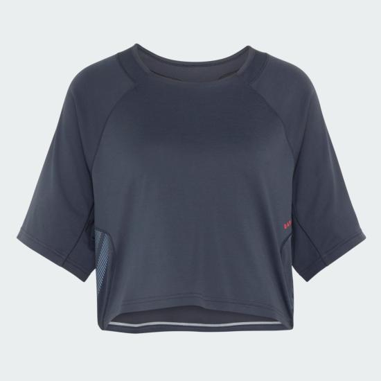 Adidas Short Sleeve T-Shirt for Women KU8478 Night Grey DOM
