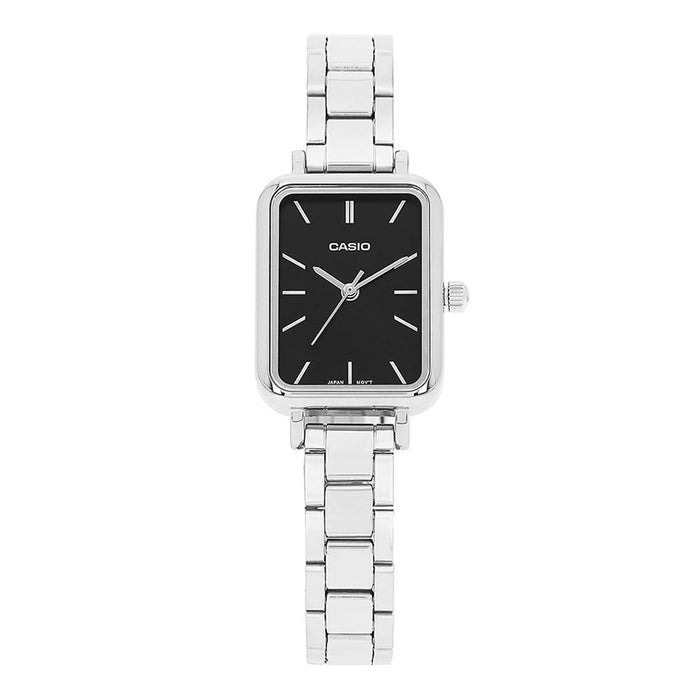 Casio Analog Square Metal Women’s Watch Silver Tone