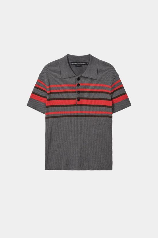 Andersson Bell Men’s Polo Shirt atb1532m GREY RED DOM