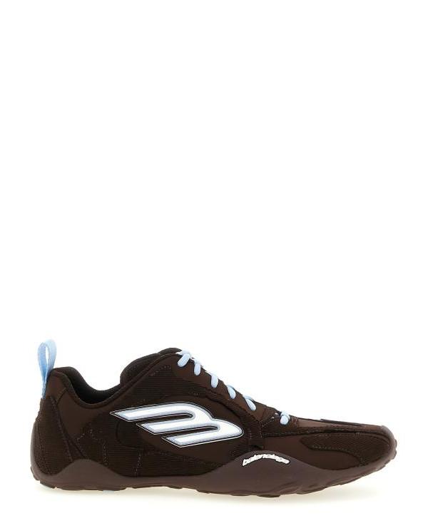 BALENCIAGA Monday Ultra Low-Top Sneakers White/Gray Leather