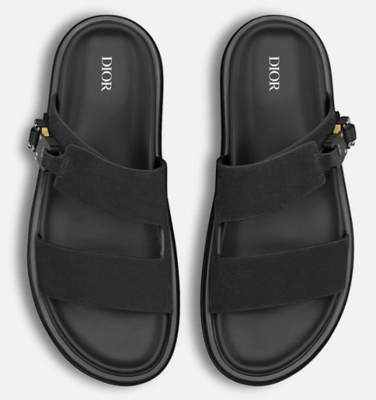 DIOR Mule Slide Sandals for Men 3SA121ZSI900 BLACK DOM