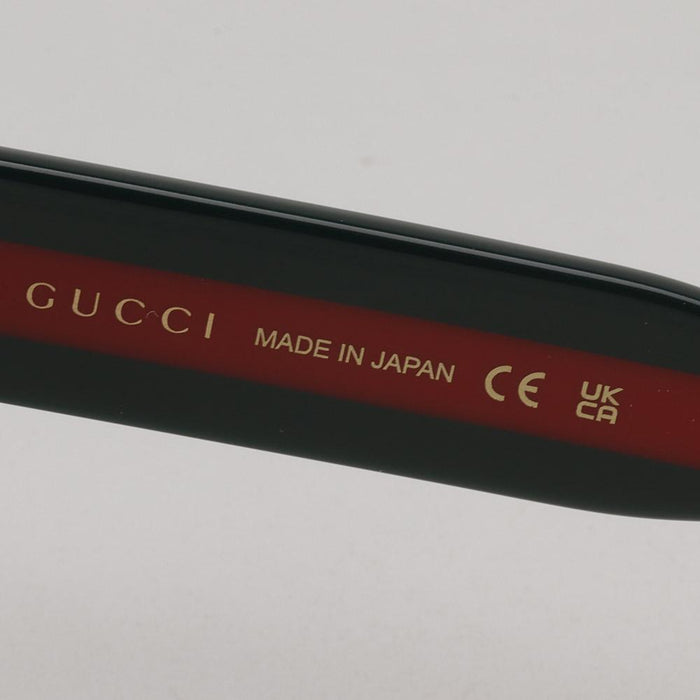 GUCCI Tortoise Stripe Asian Fit Unisex Sunglasses