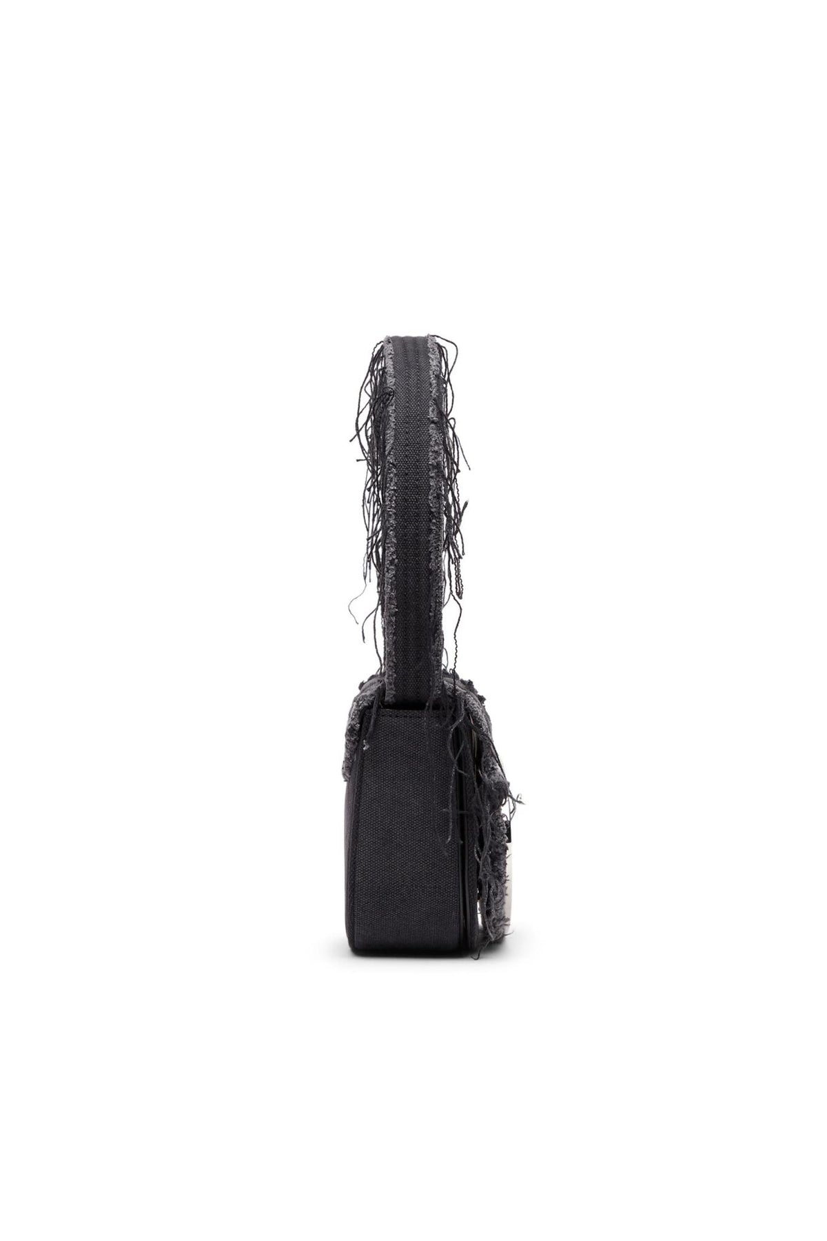 DIESEL Black Leather Shoulder Bag