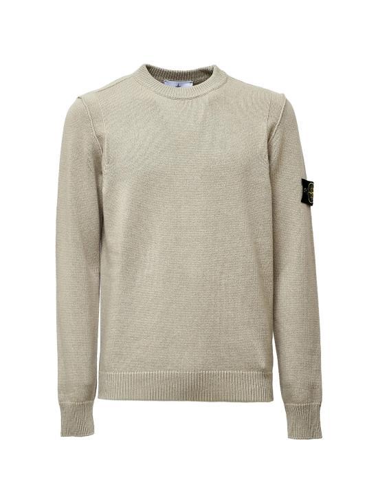 STONE ISLAND Lambswool Ribbed Trim Regular Fit Crewnec L2S15 5100072 S00A3 V0095