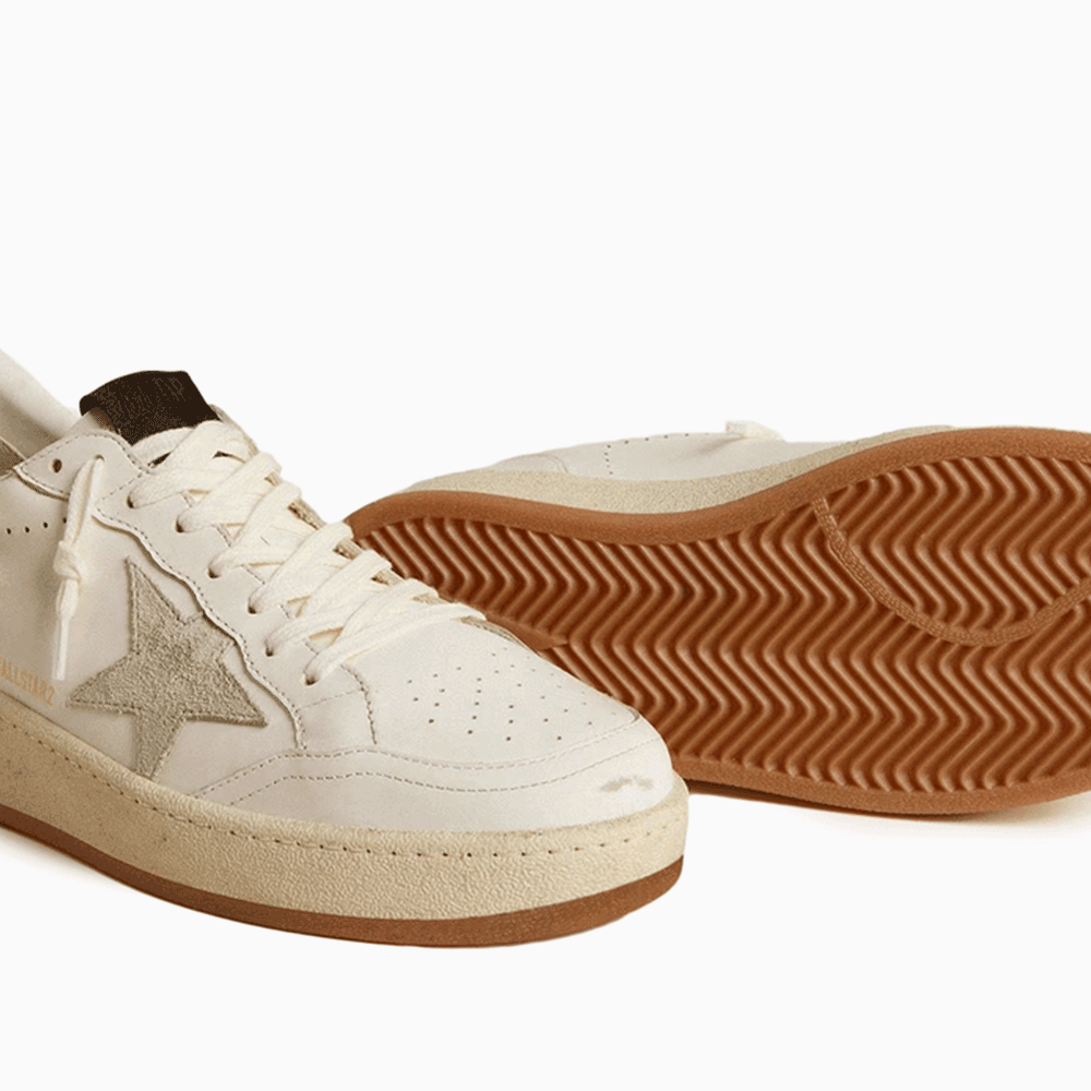 GOLDEN GOOSE Ball Star Men's Low-Top Sneakers GMF00804 F006970 1022