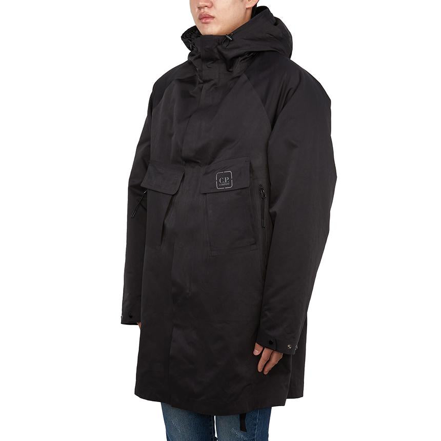 CP Company Men’s Puffer Jacket Black Down Coat