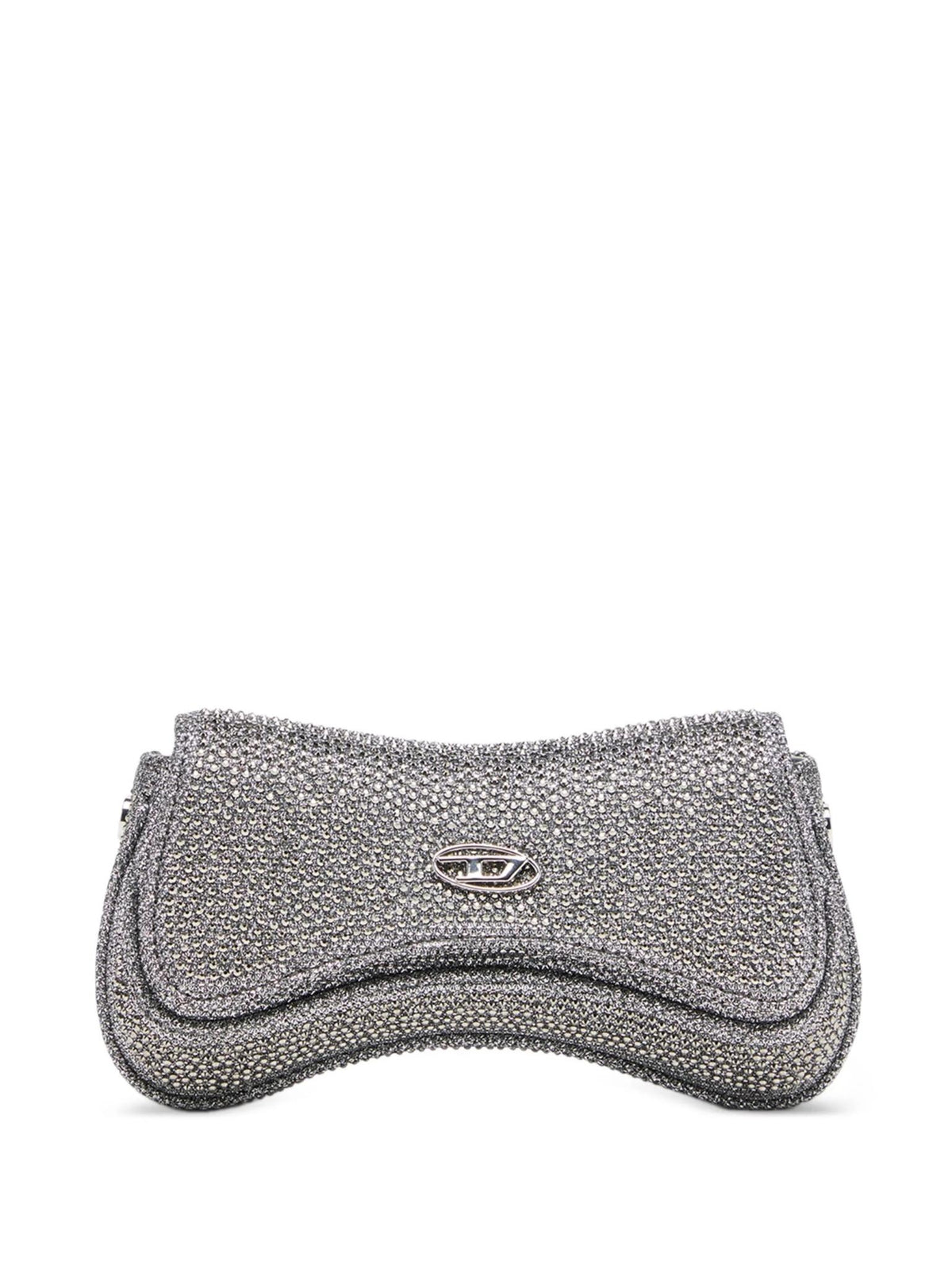 DIESEL Black Leather Clutch Bag